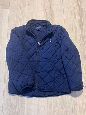 Ralph Lauren Kids Navy Quilted Puffer Jacket
